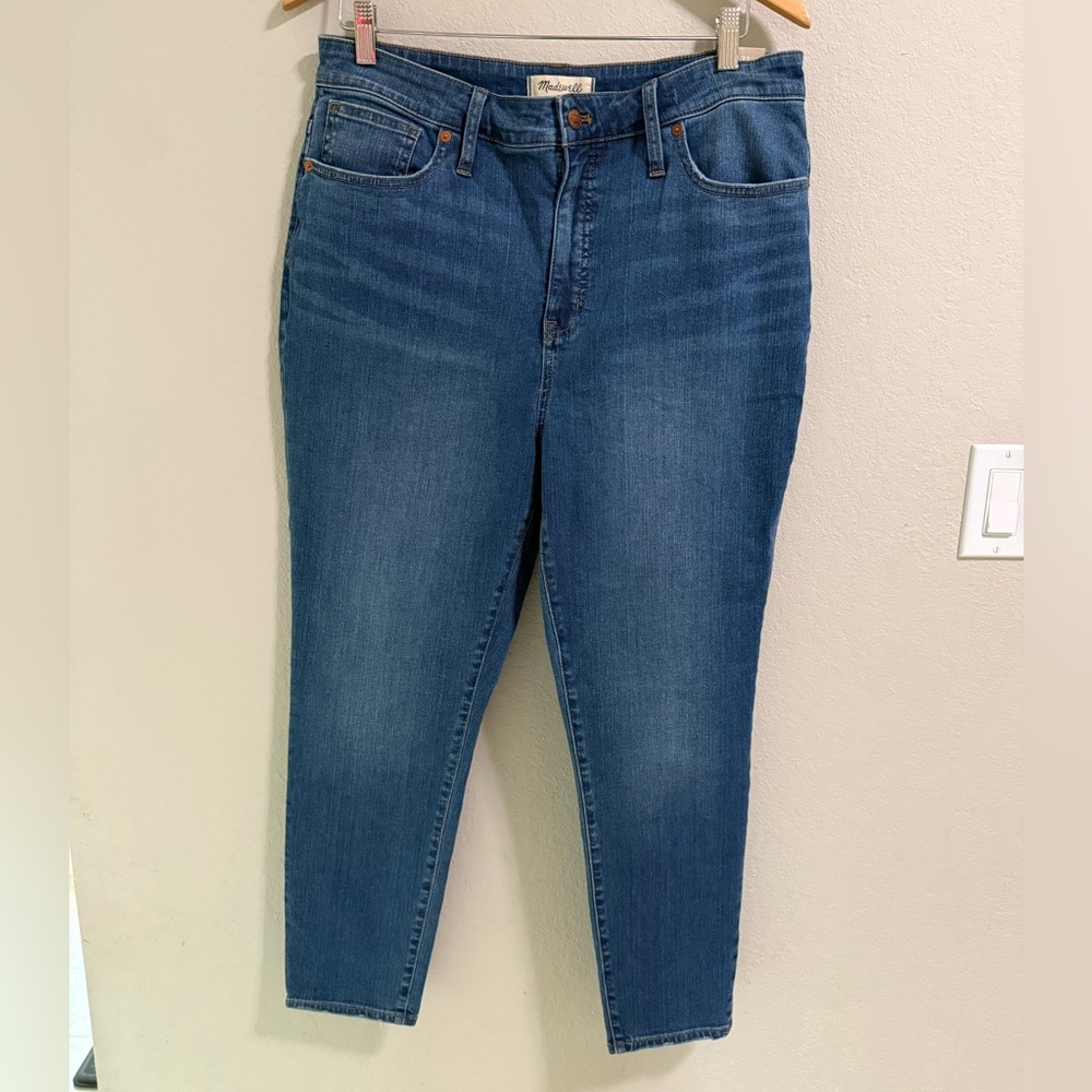 Madewell Curvy High-Rise Skinny Crop Jeans W32 NWTo